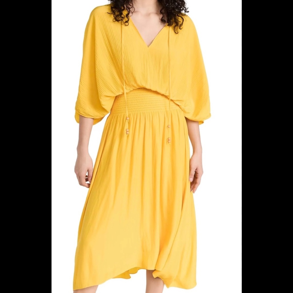 Ramy Brook Harmonie Yellow Maxi Dress XXS NWT
